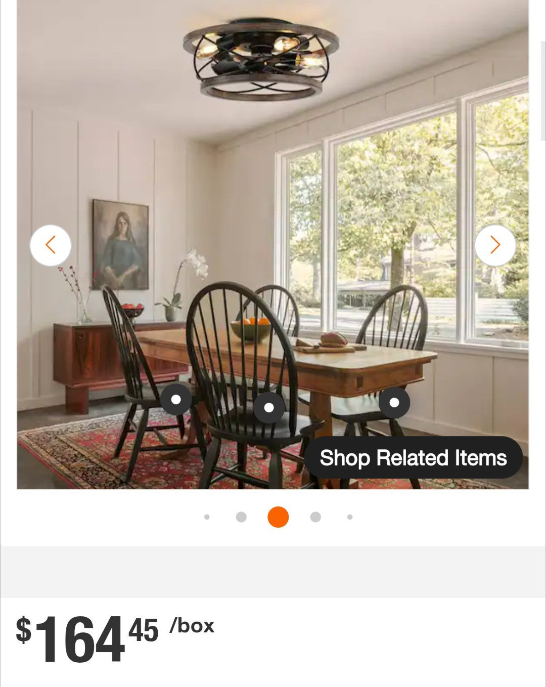 Bella Depot Farmhouse 18 in. Drum, Wood Caged Ceiling Fan w/ Light, Remote 17A