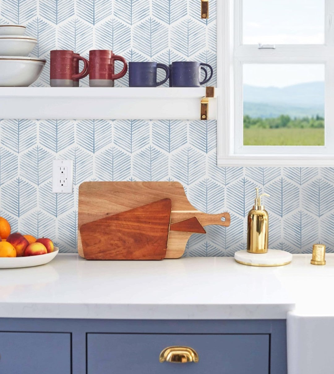 MelunMer Modern Peel and Stick Wallpaper Boho Contact Paper 393 in 17.3 in 19A