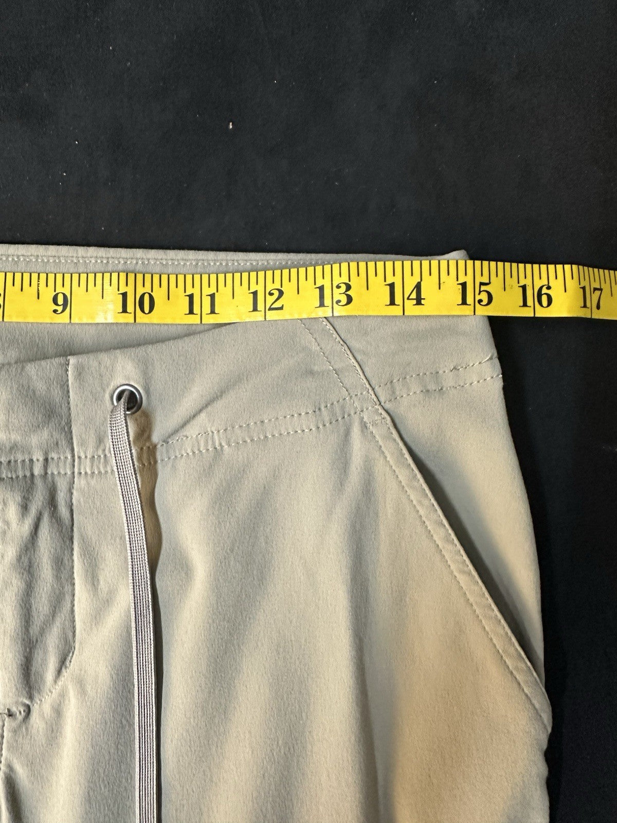 Women’s Columbia US 6 Tan Flare Drawstring Tan Pant (0004)