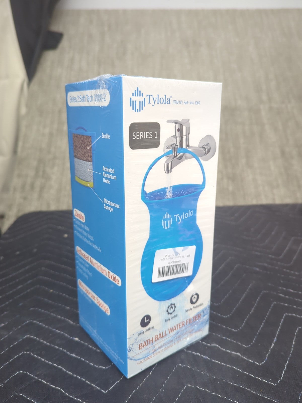 Bathtub Filter for Tub Faucet, Removes Chlorine & Heavy Metals, Tech 3000-1, 18C