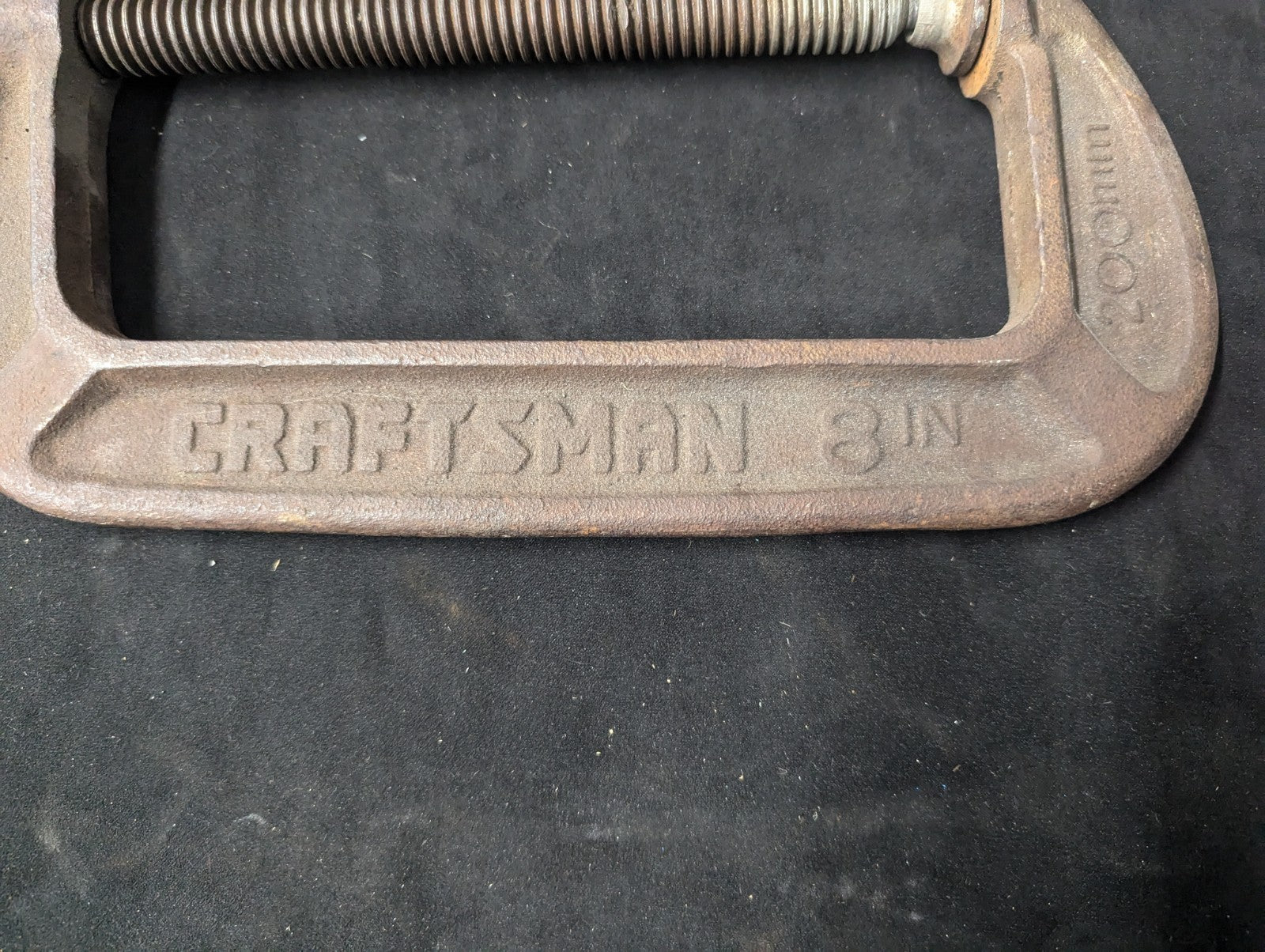 Vintage Craftsman C-clamp #66728 8" 200mm 3E