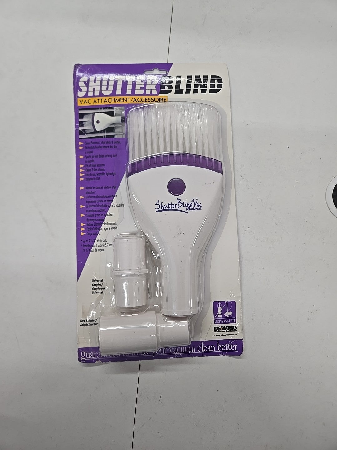 Vaccuum Cleaner Attachment 4 Shutter Blinds Jobar International Universal Fit 8B