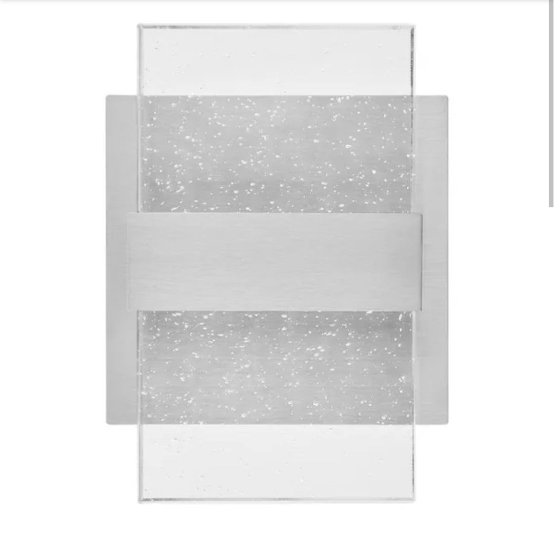 Home Decorators Alberson 2-Light LED Indoor Wall Sconce Bubble Glass 12D