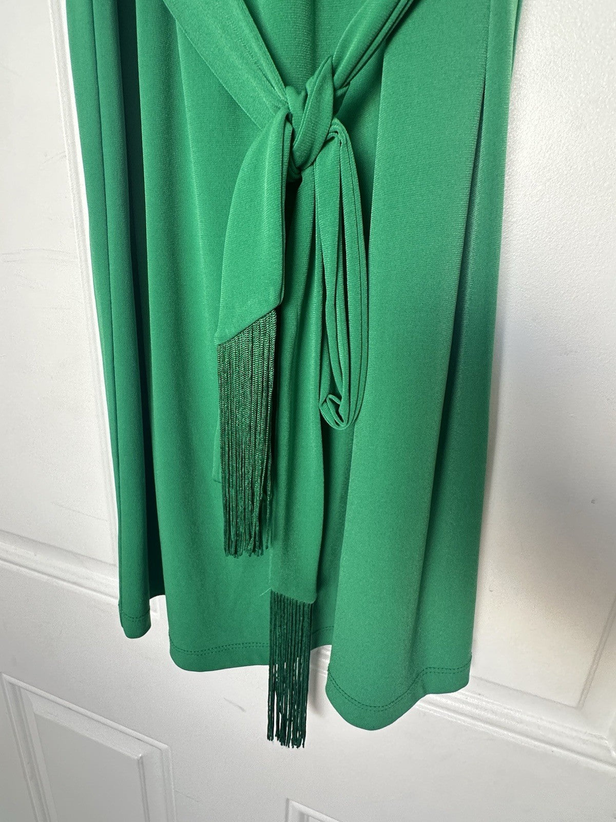 Jessica Simpson Kelly Green Cold Slit Shoulder Short Dress NWT (0067)