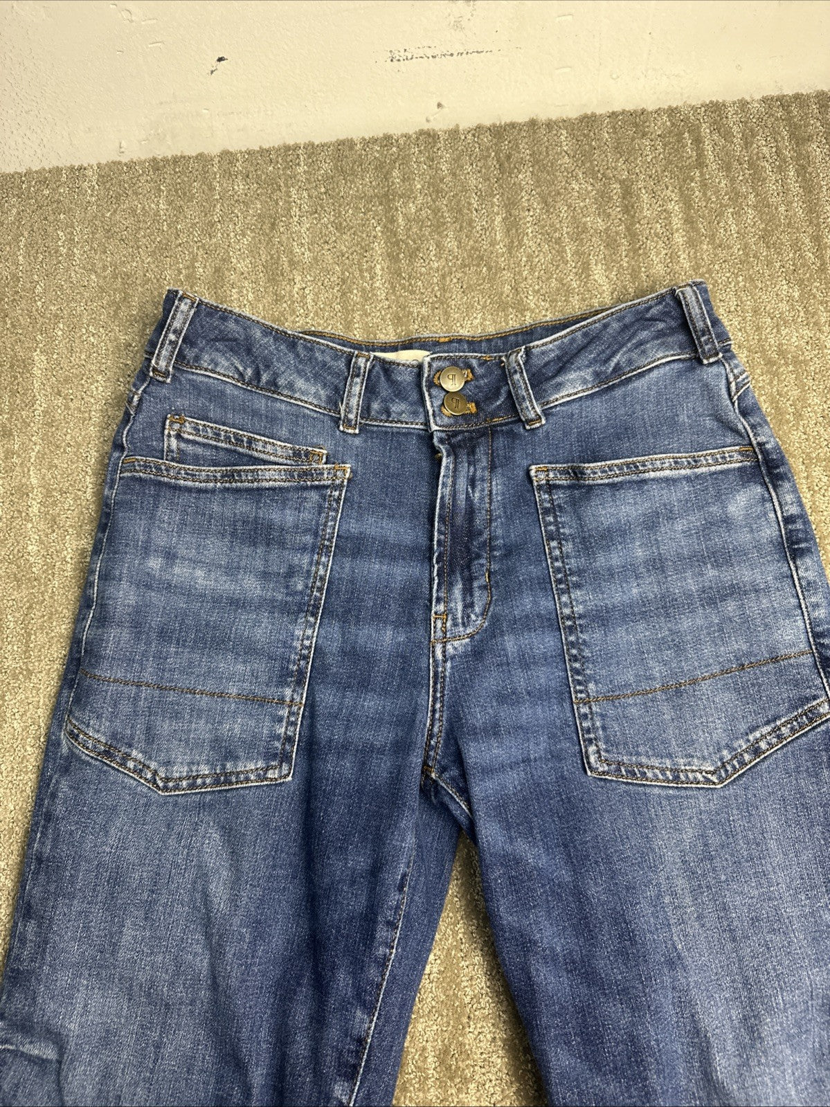 Women’s Anthropology Pilcro Size 28 Denim Baggy Jeans  (2.0)