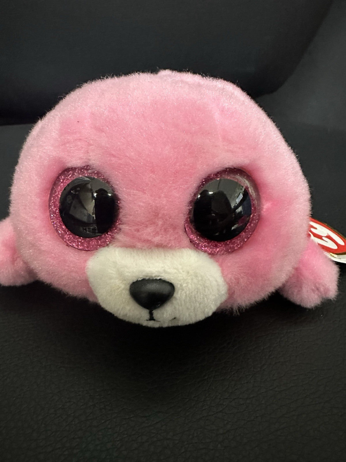 TY Beanie Boos 6" PIERRE Pink Seal Plush Stuffed Animal Toy MWMTs Ty Heart Tags