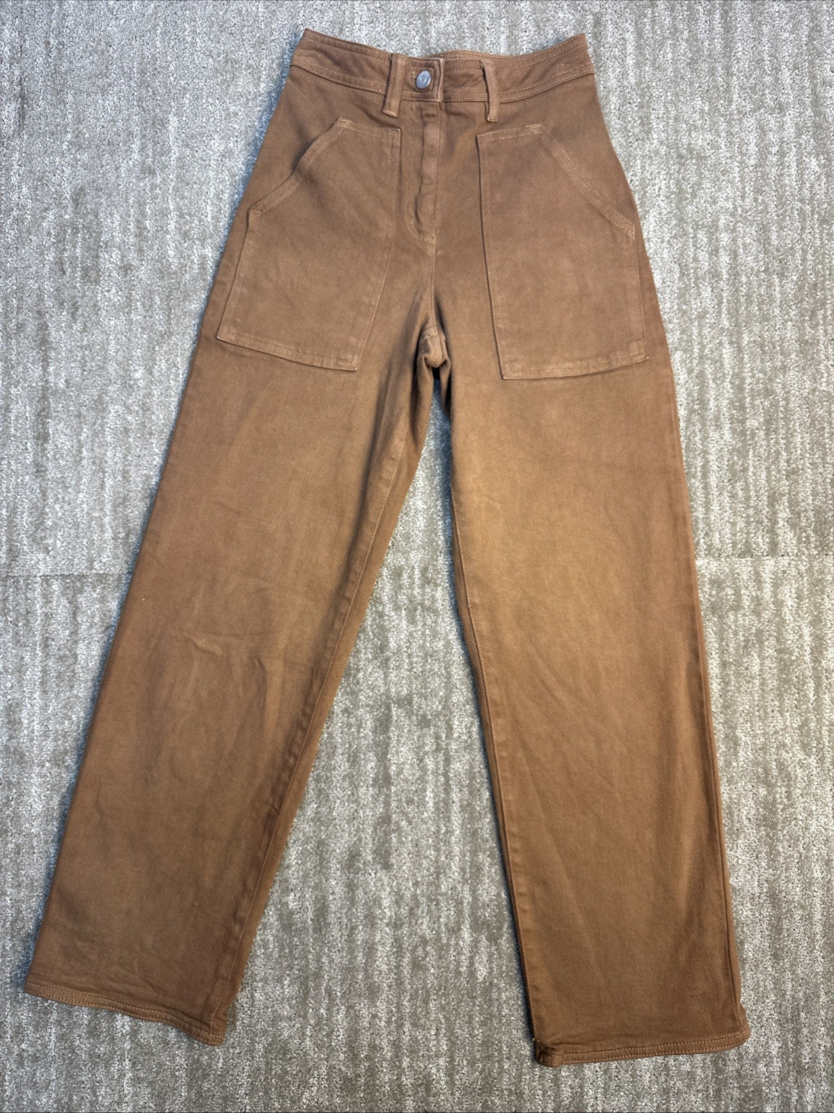 Aritzia Wilfred Free Riley Carpenter Pants Gold/Brown Size 00     (2.2)