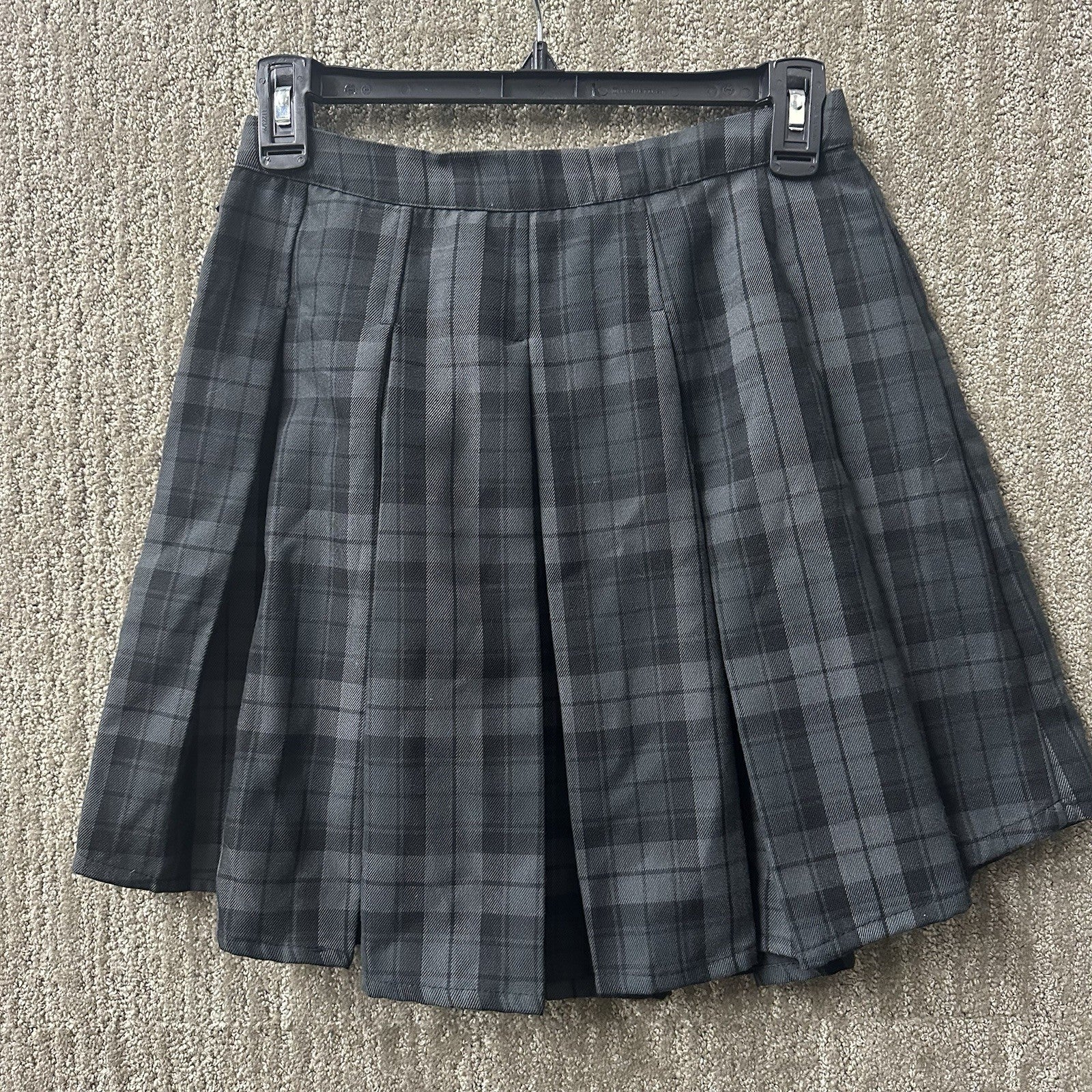 Hot Topic Plaid Goth Punk Rock Metal Mini 90s Y2K Skirt Women’s Small 0096