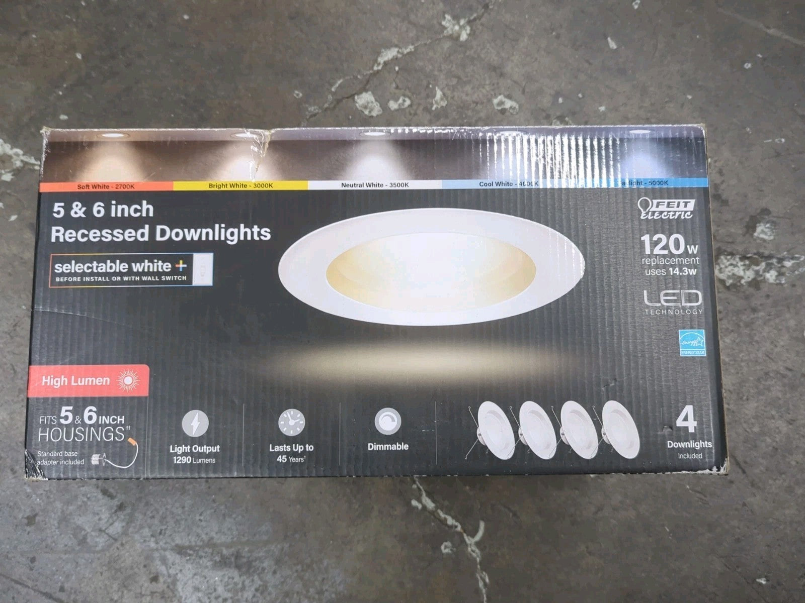 Feit Electric 5/6" 1290 Lumens 2700K Soft White Dimmable LED Recessed 1A
