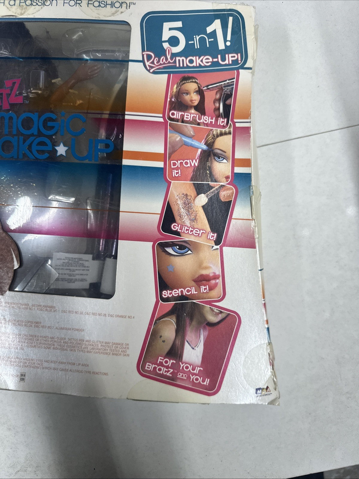 Bratz Magic Make Up Sasha Doll 5 in 1 Real Rare Original  2007 (7A)