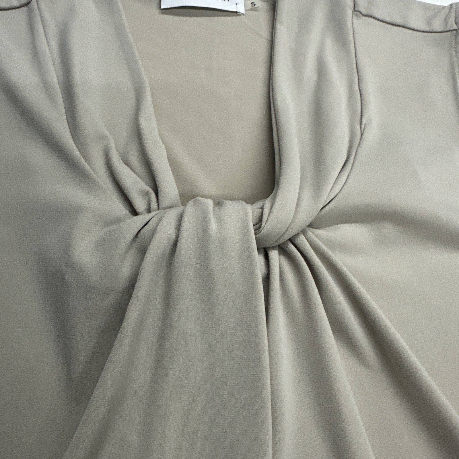Calvin Klein Women's Sleeveless Khaki Shirt SFTM3724 NWT Size XL