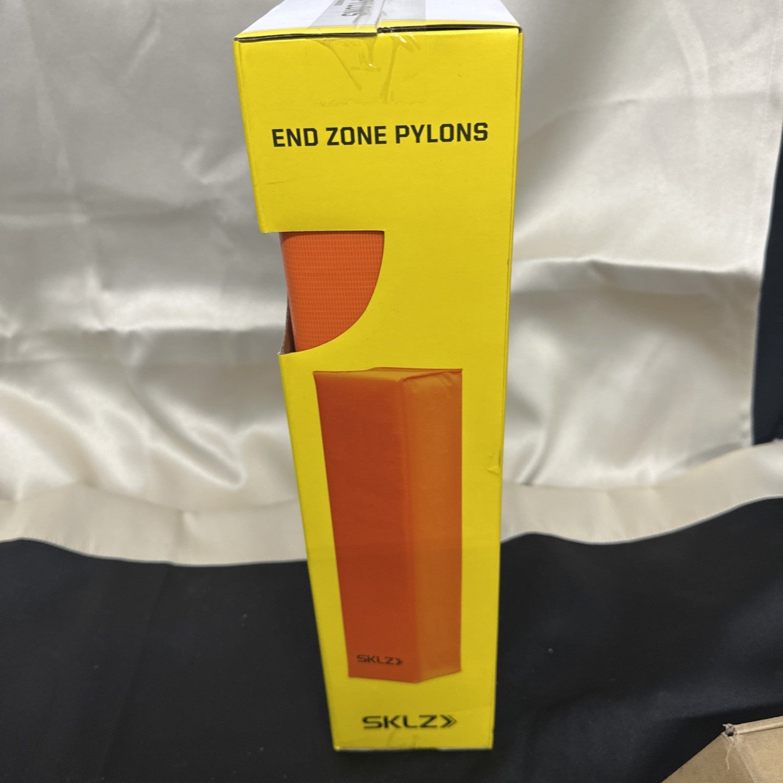Football End Zone Pylons (1 Pair) | Orange, Durable Field Markers for Games 12B