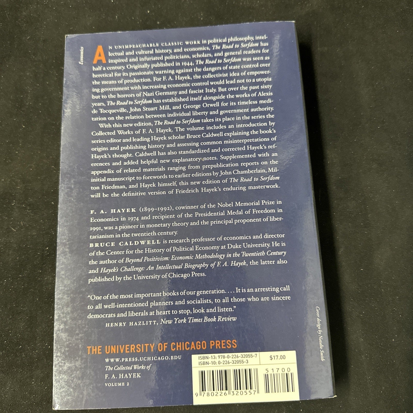 The Road To Serfdom - F.A. Hayak - PB - Good