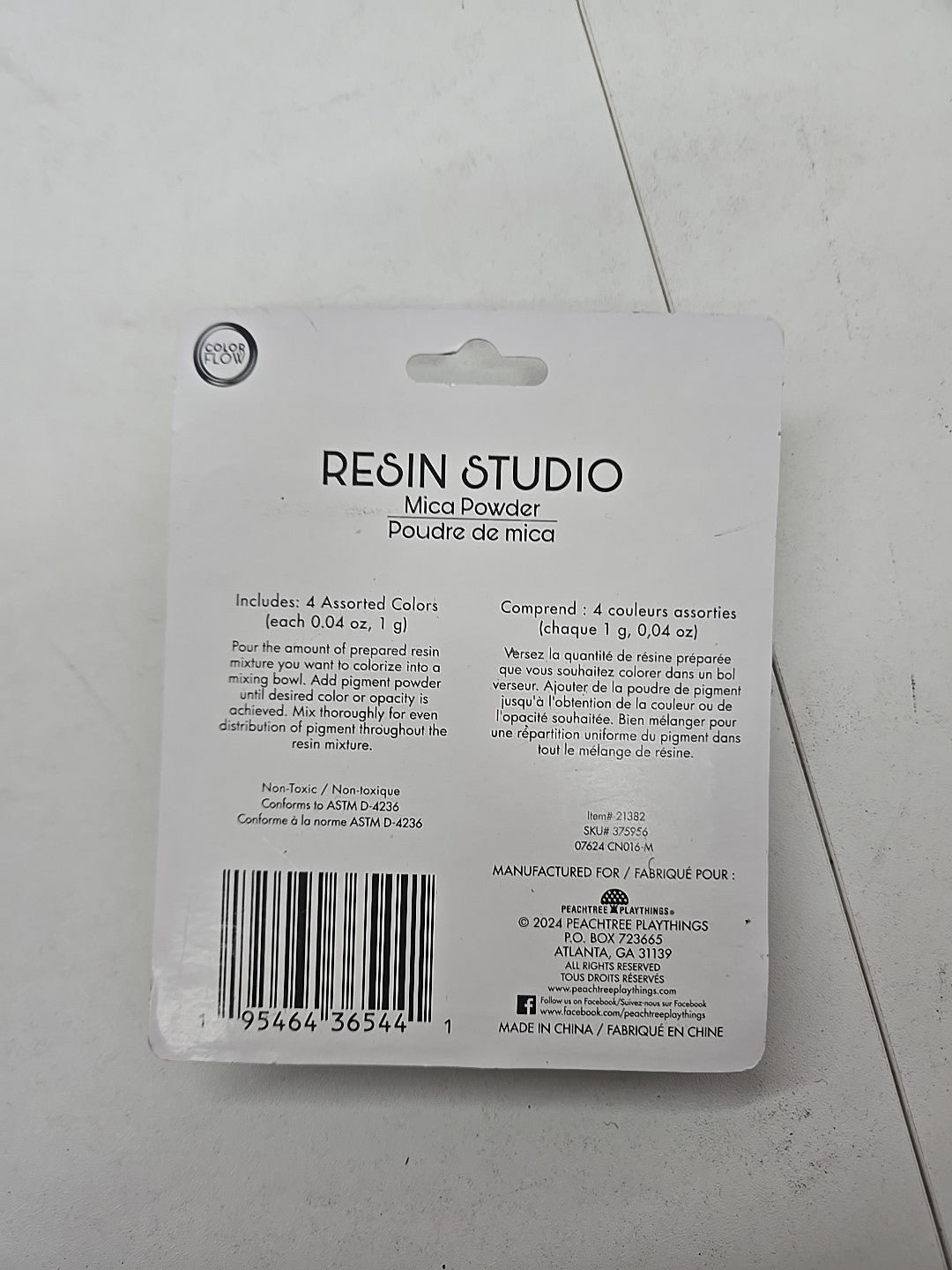 Color Flow Resin Studio Mica Powder 4 Colors NEW Fast Shipping