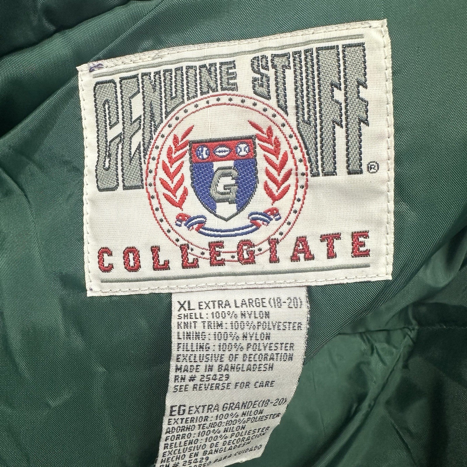 Vintage Genuine Stuff Collegiate Oregon Ducks Puffer Jacket Women’s Small