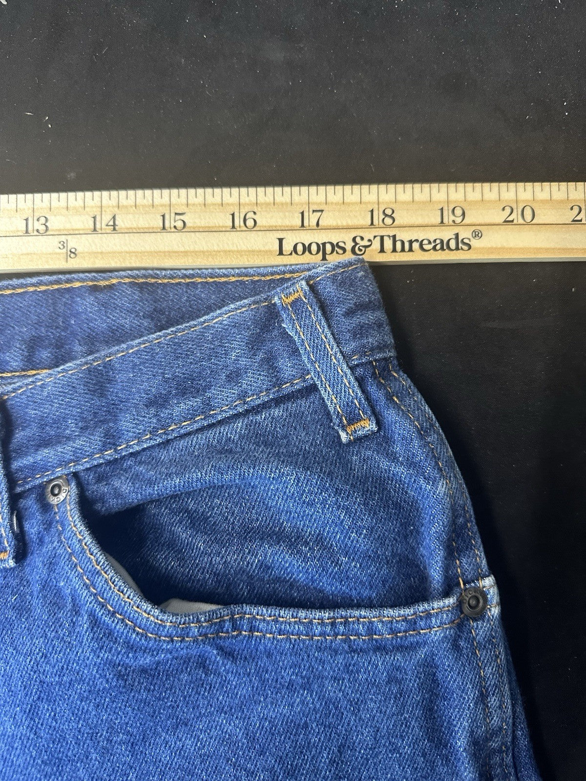 Dickies Jeans Men 38x30 Blue Casual Straight Workwear Pants (0066)