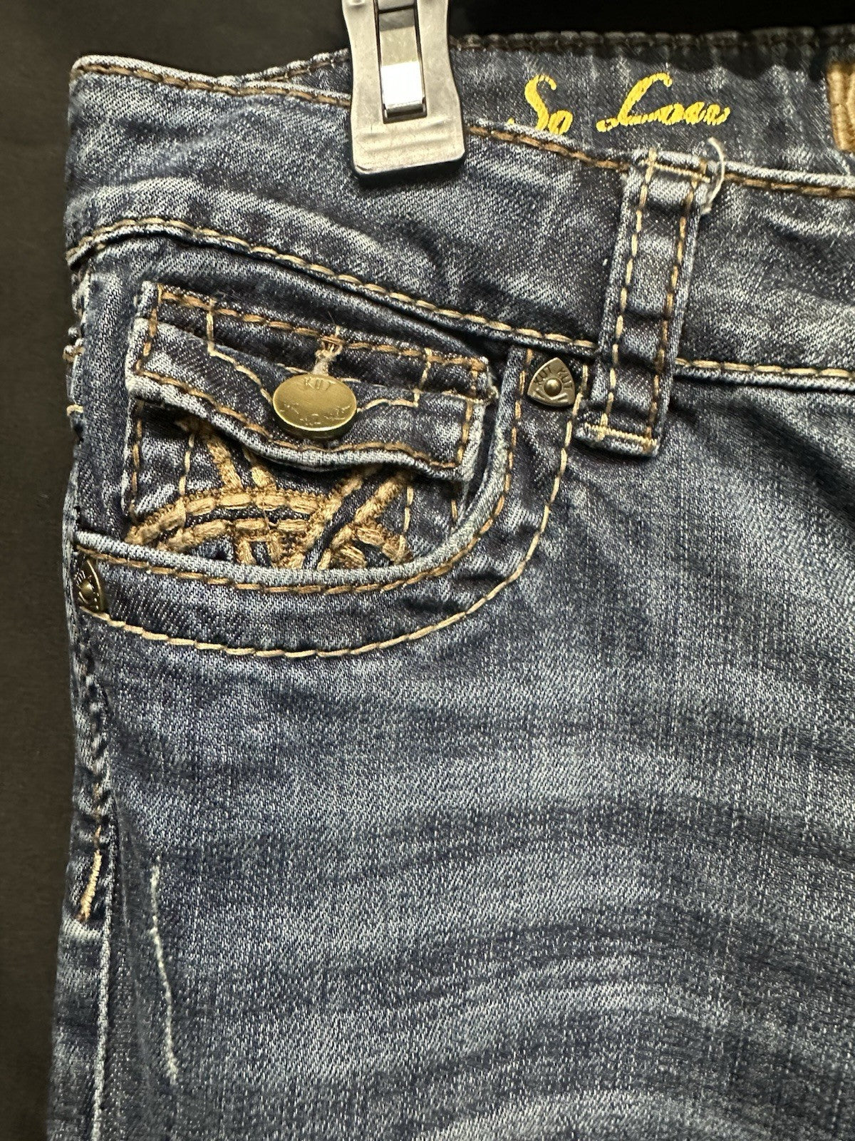 Kut From The Cloth Kate So Low Bootcut Jeans Size 6 Style KP703MC7 (0006)