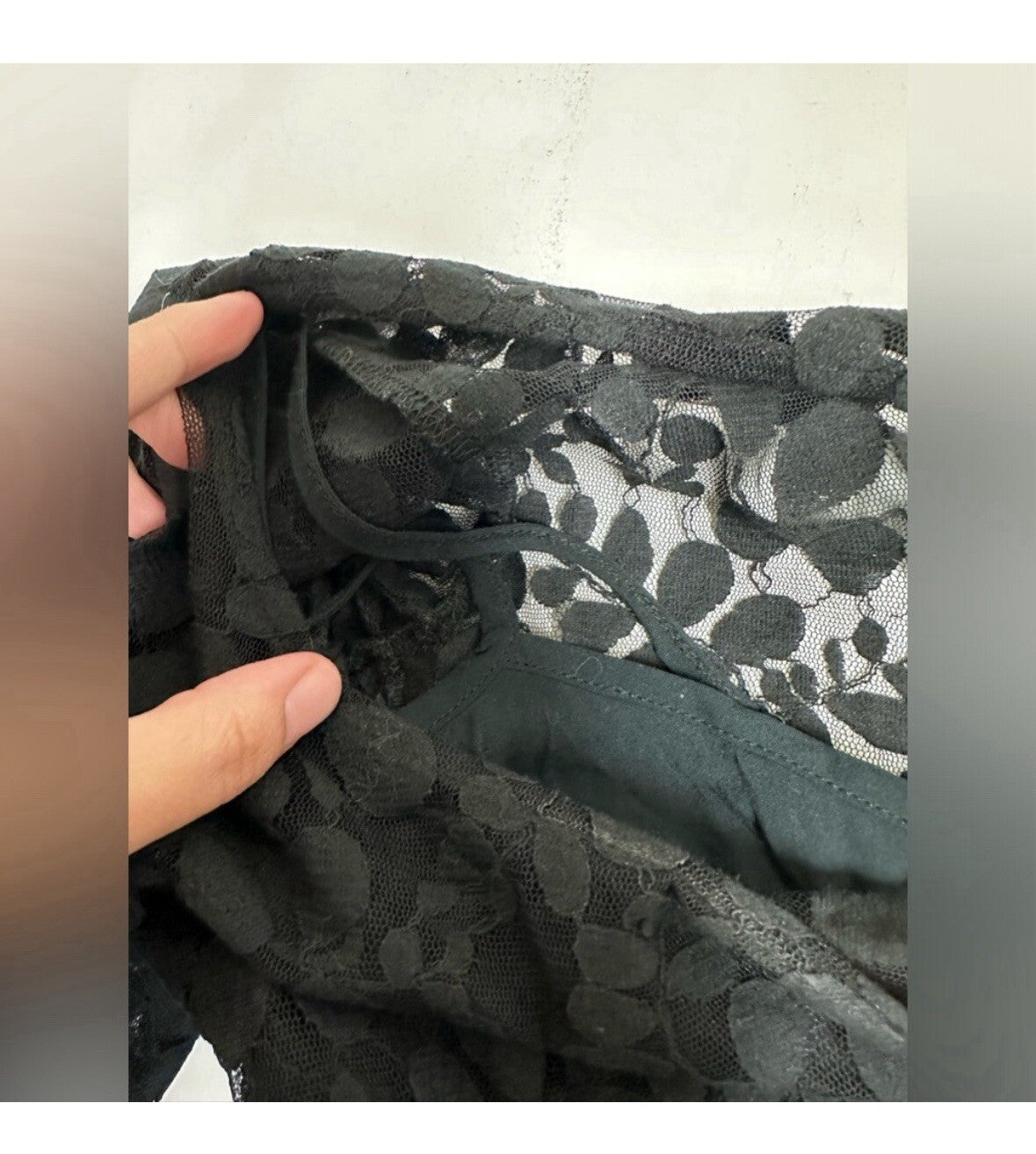 Free People Woman’s Black Lace Dress Size 2    (0063)