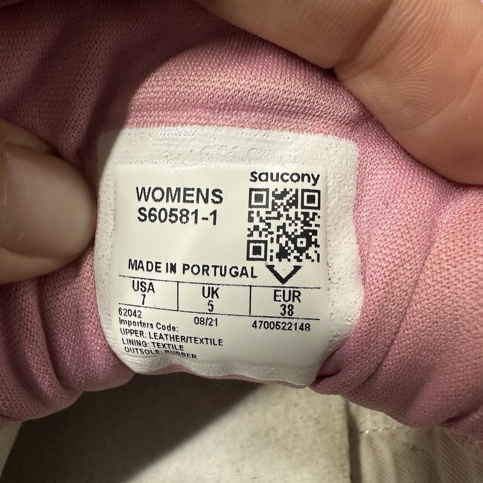 Saucony Jazz Triple Retro Athletic Shoes Sneakers Gray Pink Purple Womens Size 7