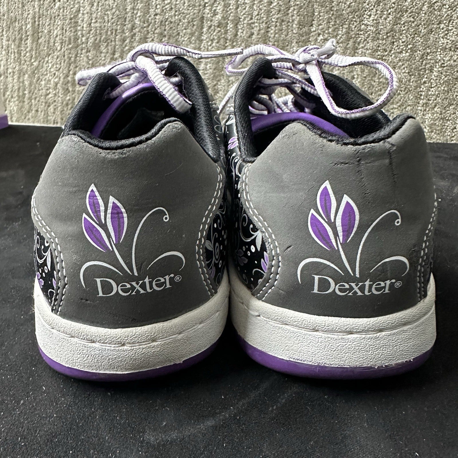 DEXTER Women Liana Bowling Shoes Sneakers Sz 8.5 M Lilac White Purple 12c
