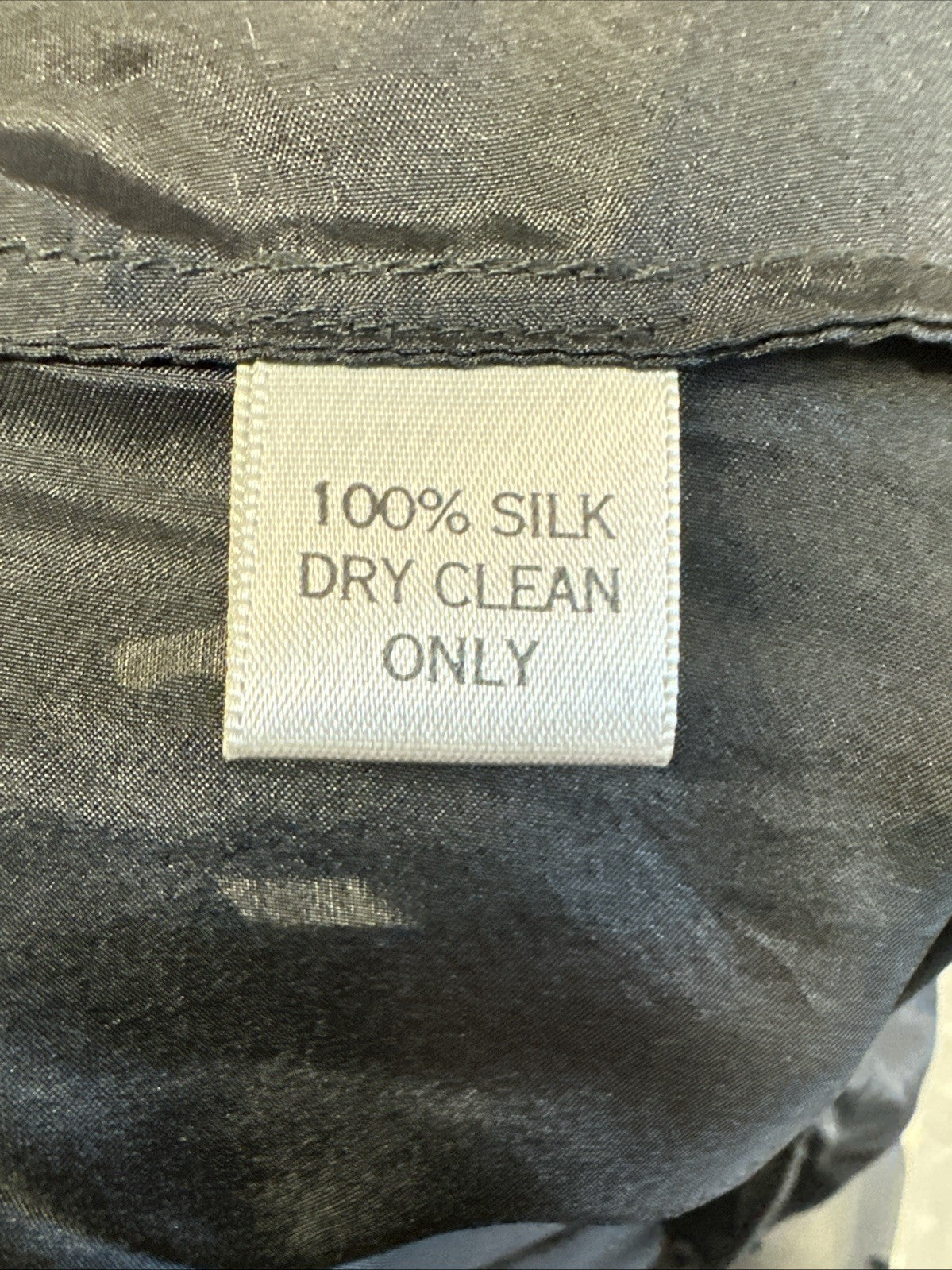 Morgan Le Fay Half Slip Waist Slip Underskirt  Black 100% Silk Small (103)