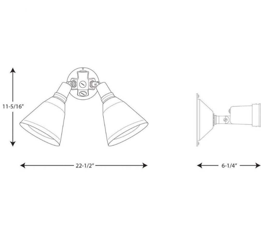Progress Lighting, P5203-31, Par Lamp holder  Outdoor Light 6D
