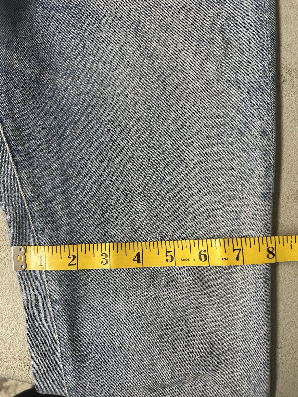 H&M &Denim Button Up Raw Hem Skinny US 32 Jeans (0044)