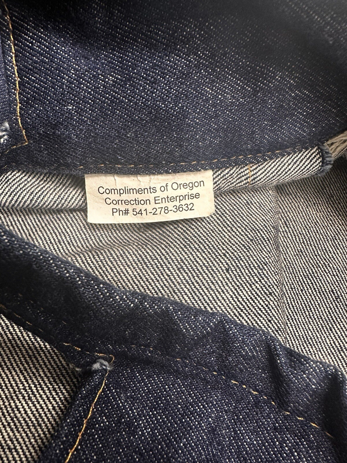 Prison Blues Tote Bag Jean USA