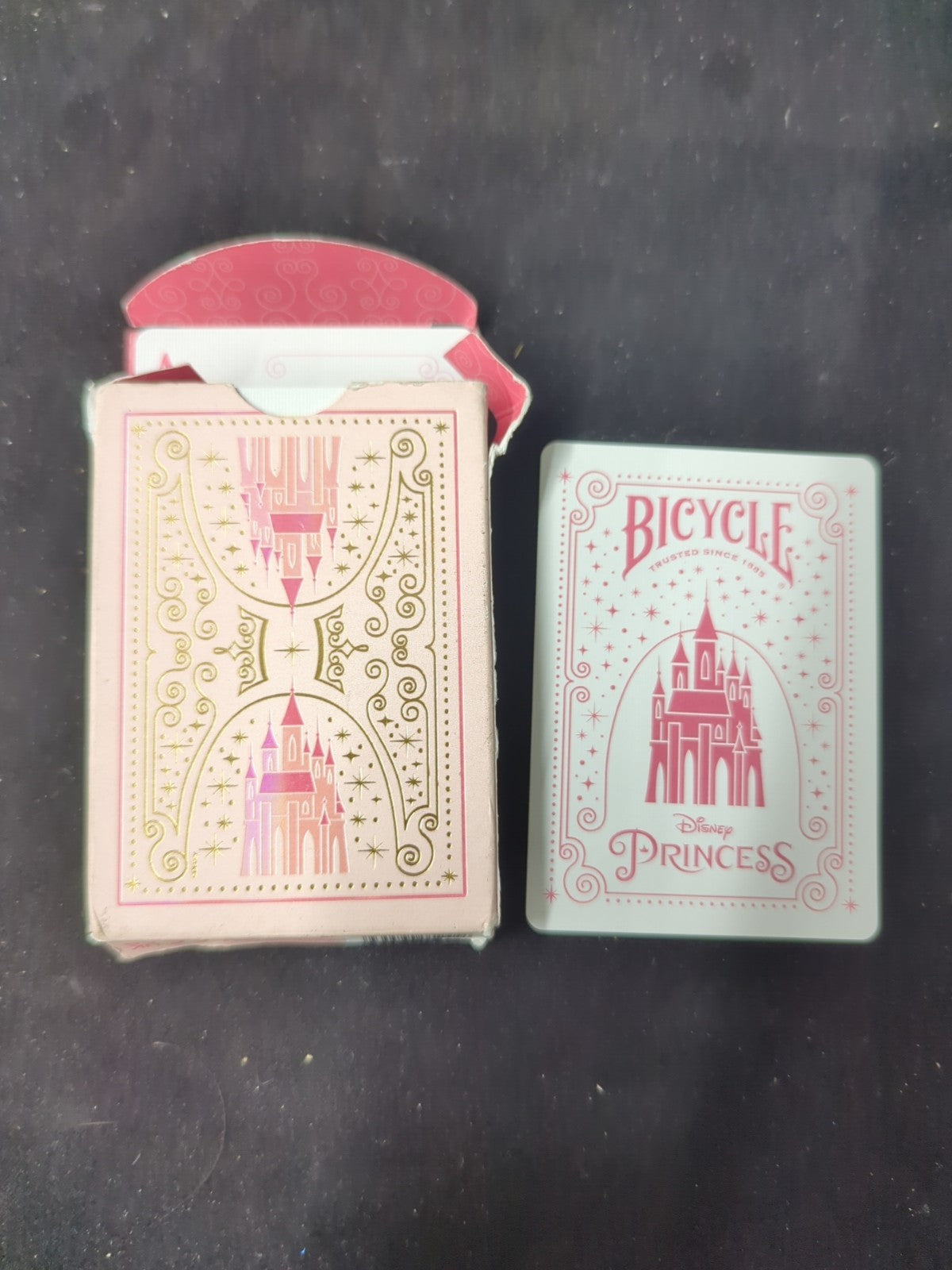 Bicycle Disney Princess Inspired Playing Cards Pink Color, Playing Card Co 2B