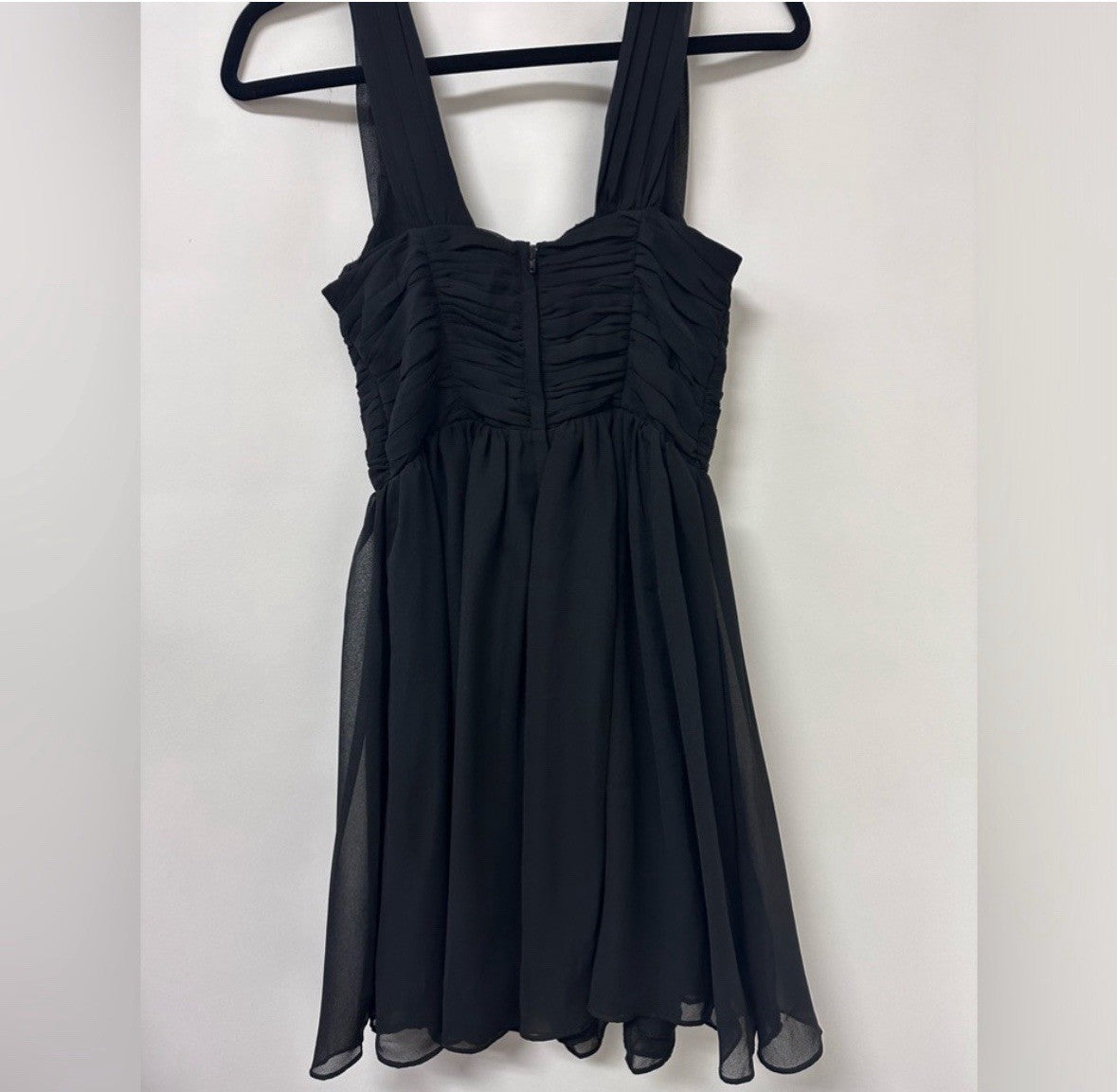 Woman’s H&M Size US 4. Lace Top, short black dress (0027)