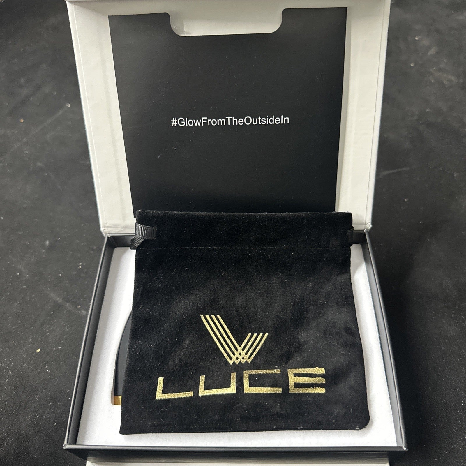 Luce 180 Facial Cleansing  Anti-aging Device All Skin Types Ultra Sonic Black 6c