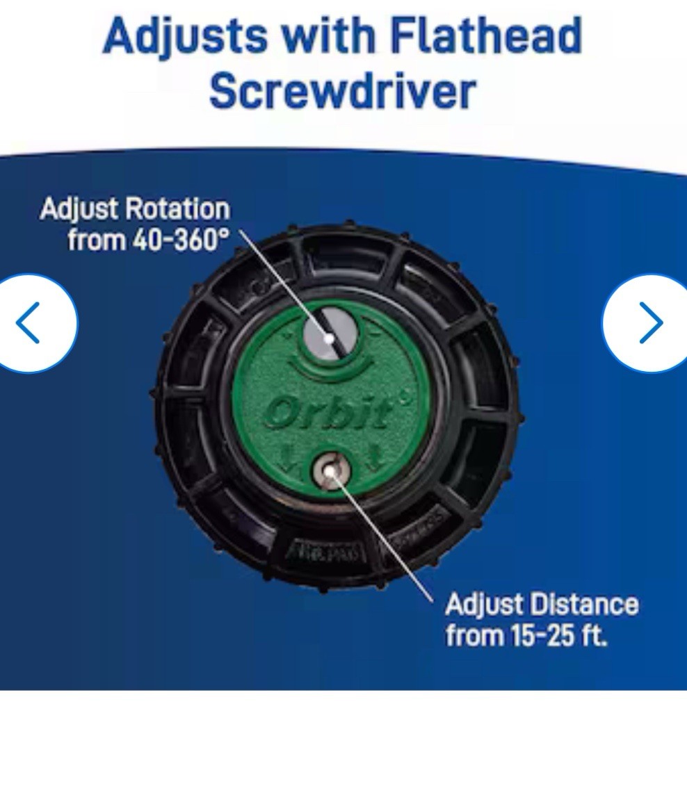 30 Feet Orbit Saturn III Gear Drive Sprinkler 2-pack (8c)