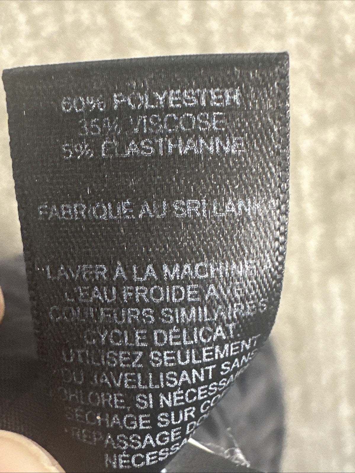 Women’s Express Editor Pant Size 4R Black & Grey Straight Leg   (2.4)