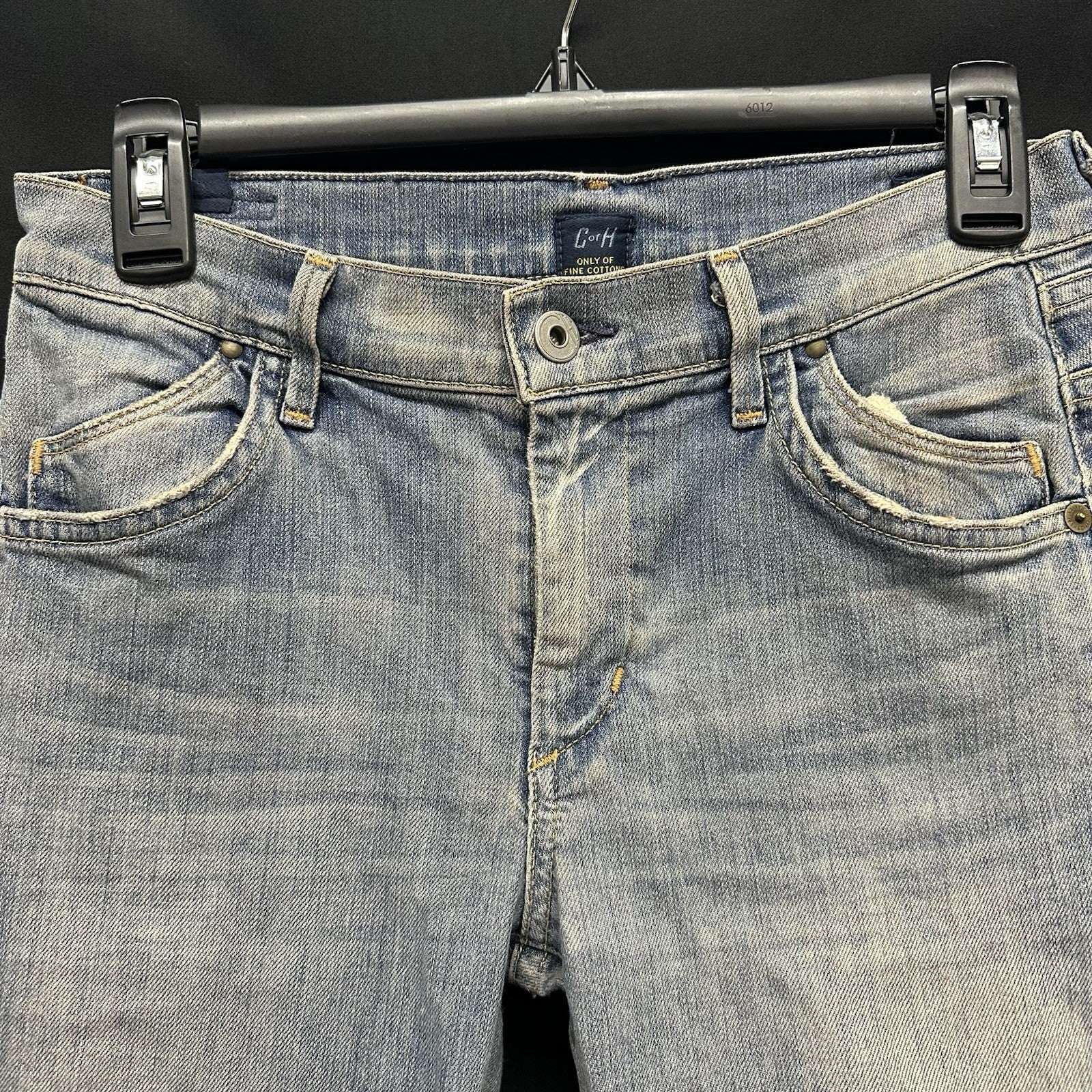 Citizens Of Humanity Hutton Wide Leg Women’s Size 27 Blue Denim Made In USA 0087
