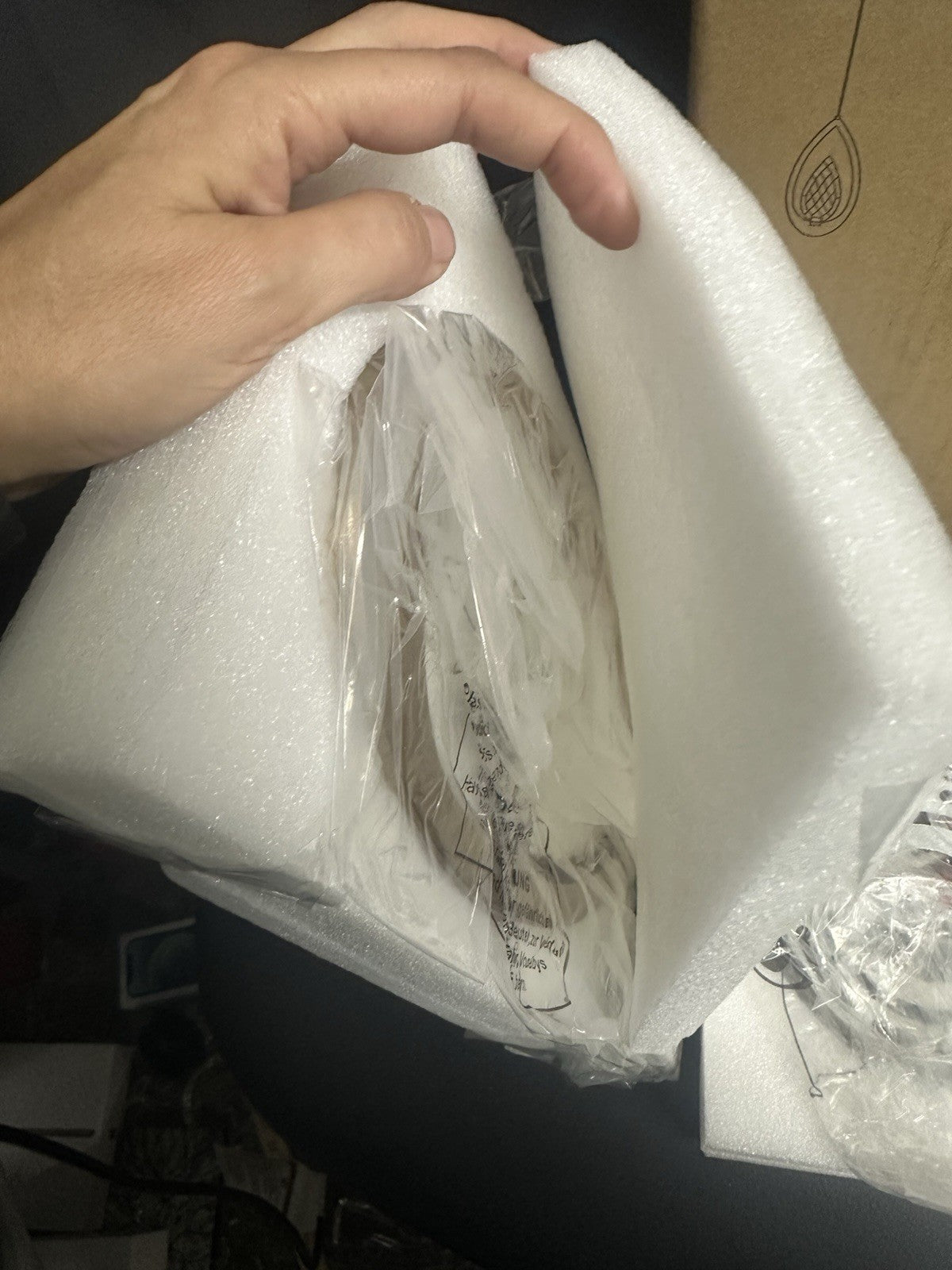 LNC Avelis 1-Light LED Brass Pendant Light, Belles Lighting, A05086 8D