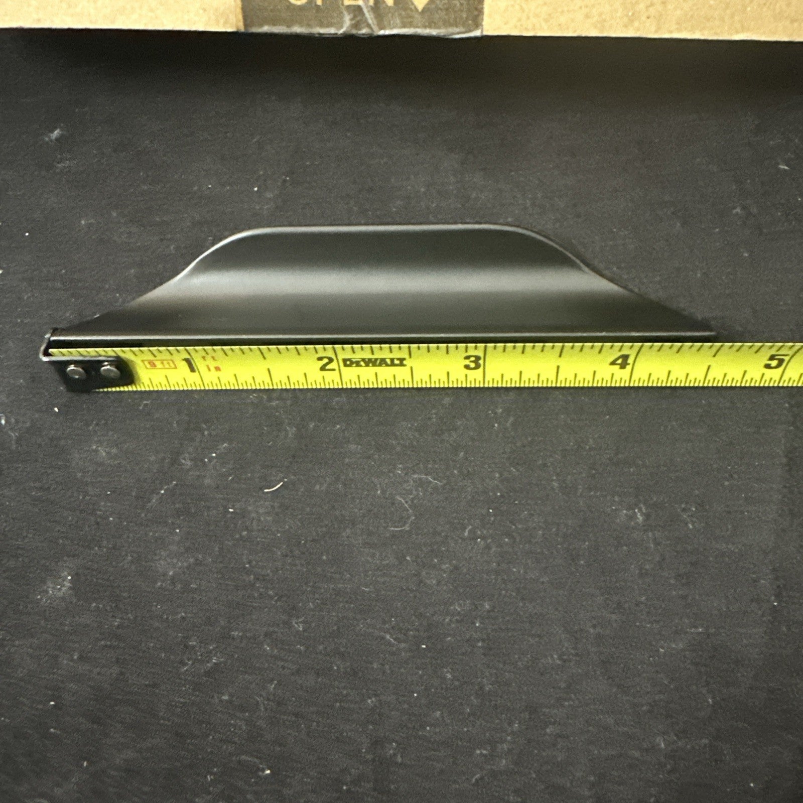 Goldenwarm 10 Pack Black Cabinet Finger Edge Pulls Drawer, 3 in Hole Center 15c