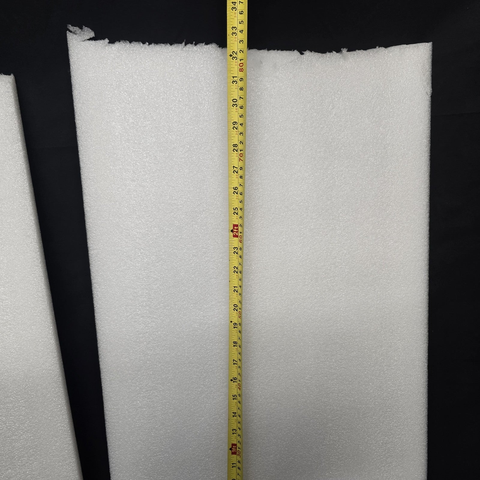 High-Density Foam Sheets - Approx. 33" x 18" x 1.5" - Multiple Pieces Available