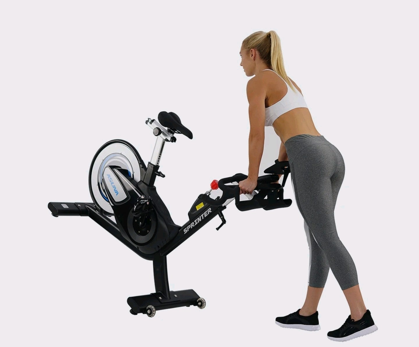 ASUNA 6100 Sprinter Cycle Exercise Bike - Magnetic Resistance Belt Rear Drive