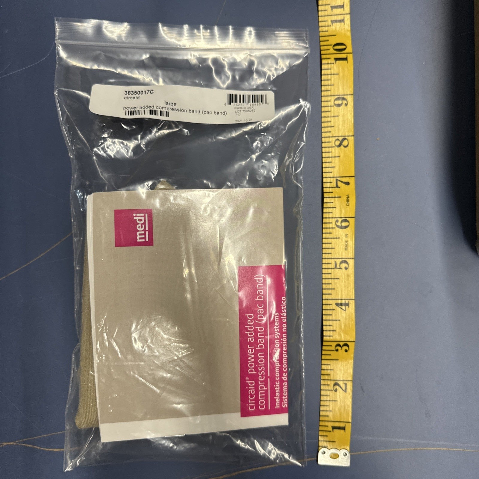 Medi Circaid Pac (Power Added Compression) Band Size Large Beige New 38350017C