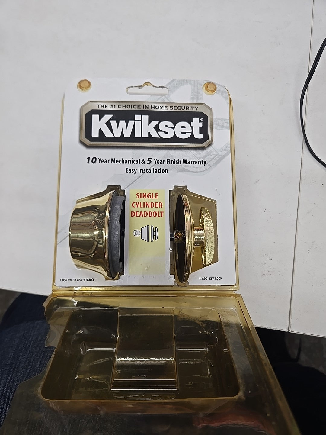 Deadbolt, Kwikset single cylinder,  #660 & 665 8B