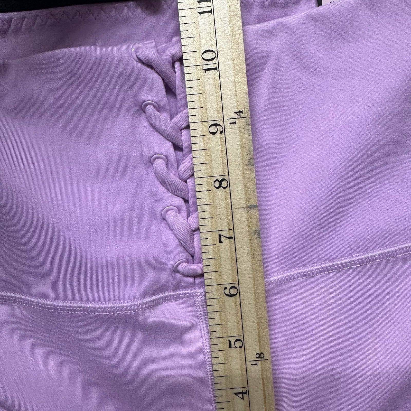 Victoria's Secret Yoga Pants Leggings Black Size 6 Size 7/8 Length NWT 0080