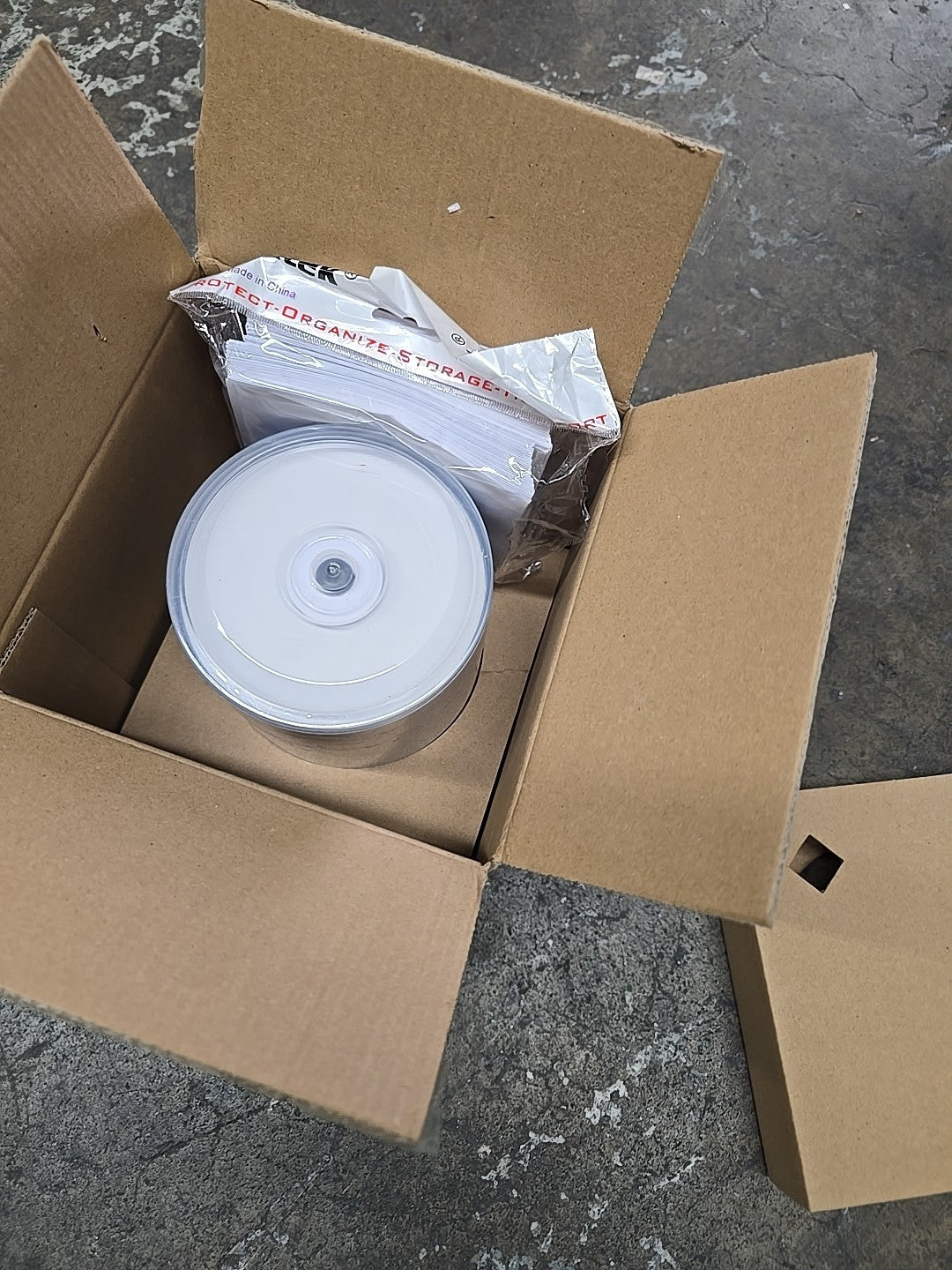 100 PlexDisc CD-R 700MB 52X White Inkjet Hub Printable Media Disc 631-205-BX 6B
