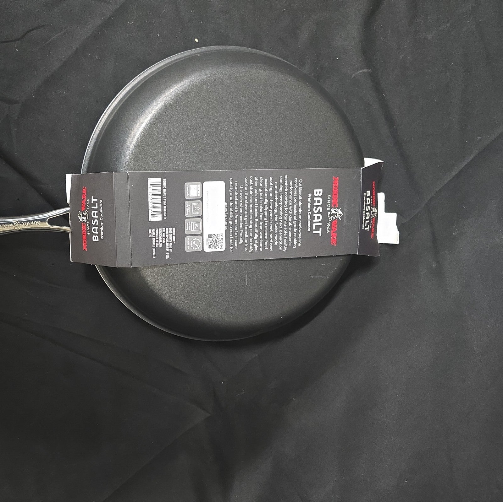 Nordic Ware Basalt 12 Inch Nonstick Skillet Pan