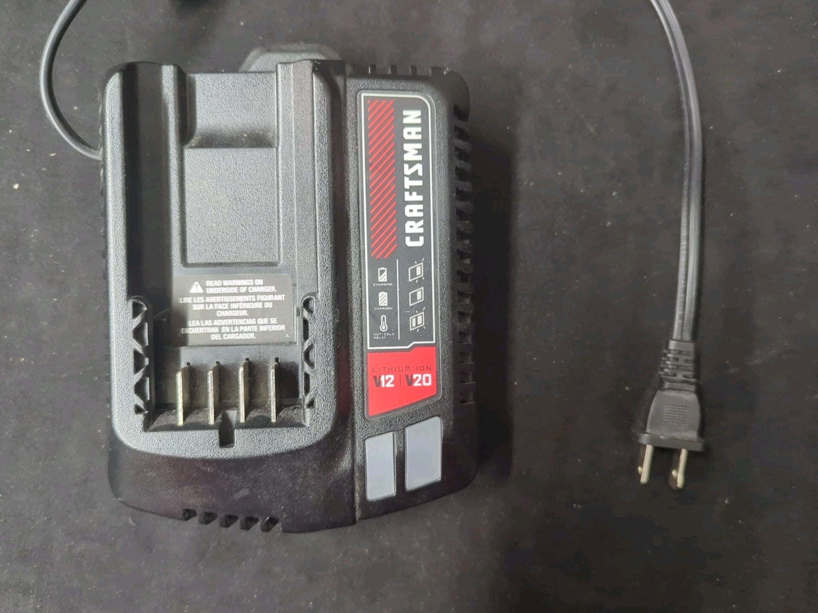Craftsman CMCB100 12V/20V MAX 12 & 20-Volt Li-Ion Tool Battery Charger 12C