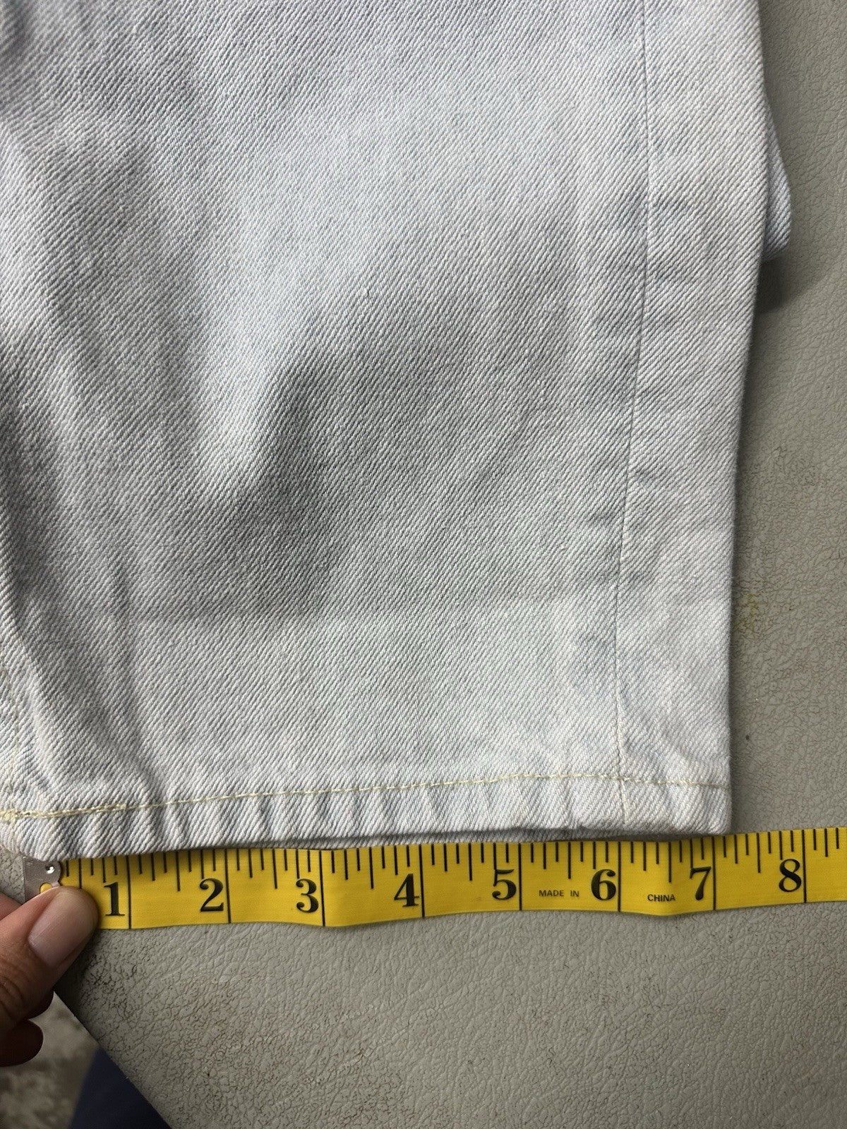 H&M &Denim US 26 90s Straight Droit 90s Water Saving Collection Wide Leg (0039)