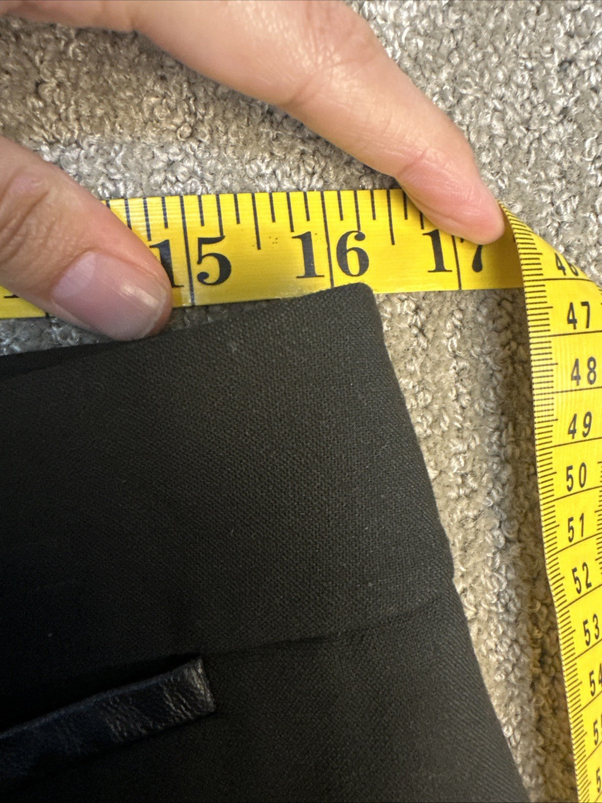 Women’s Classiques Entier Black Dress Size 8 Pants W Faux Pockets   (2.5)