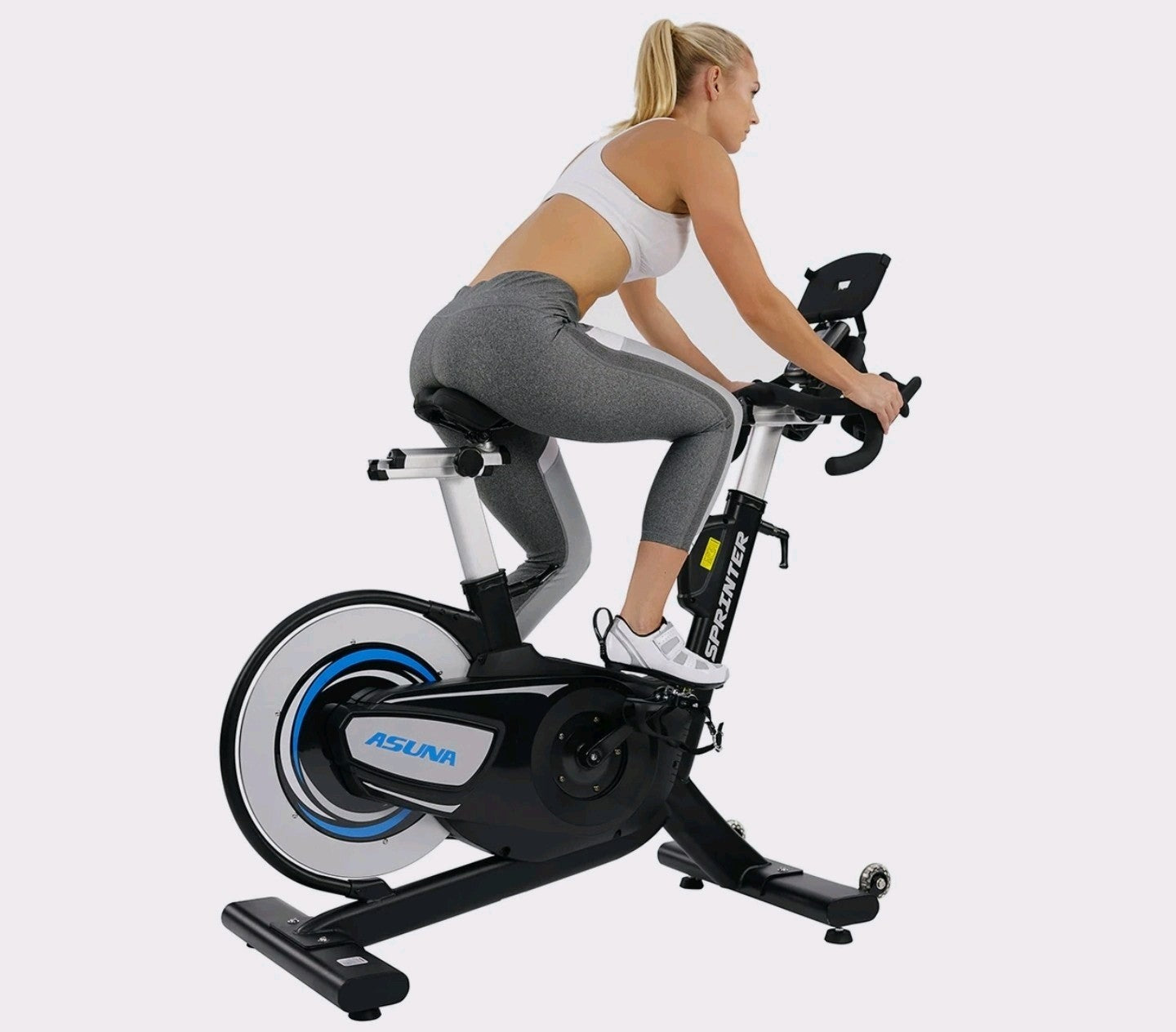 ASUNA 6100 Sprinter Cycle Exercise Bike - Magnetic Resistance Belt Rear Drive