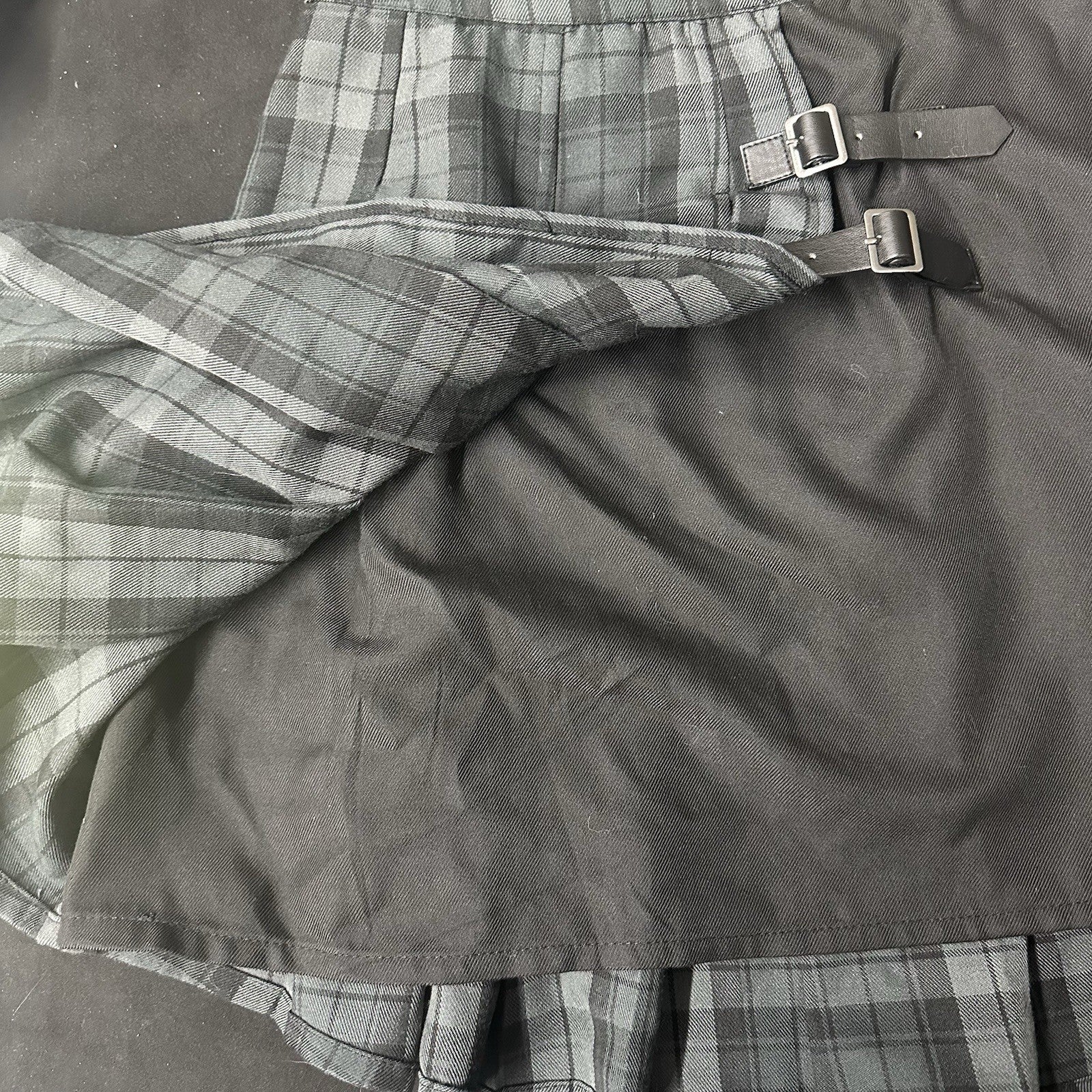 Hot Topic Plaid Goth Punk Rock Metal Mini 90s Y2K Skirt Women’s Small 0096