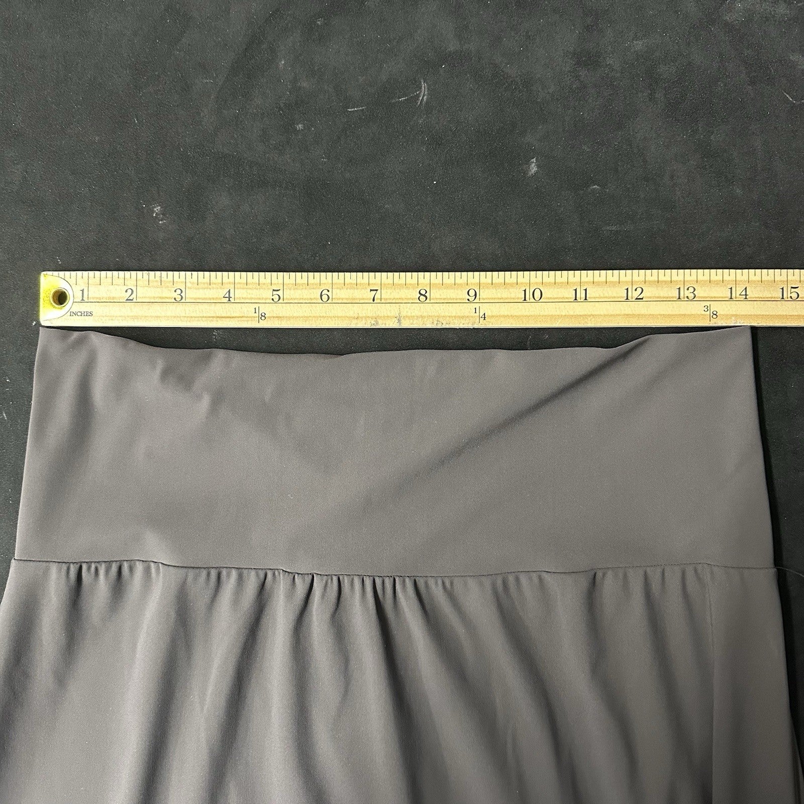 Bryn Walker Women’s Cocoon Dark Gray Bubble Chocolate Skirt Small Waist 28 0077