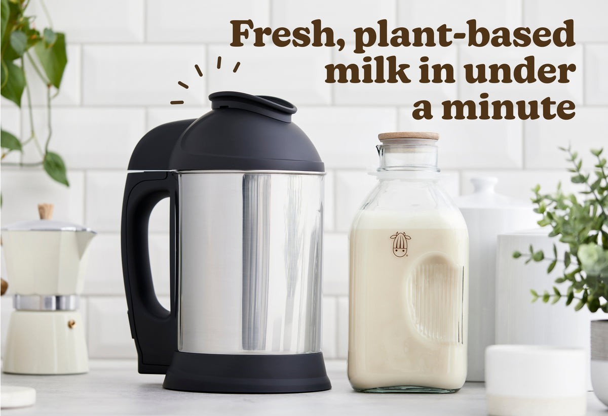 Almond Cow Milk Maker with Glass Jug, Book, Bag and Other Accessories